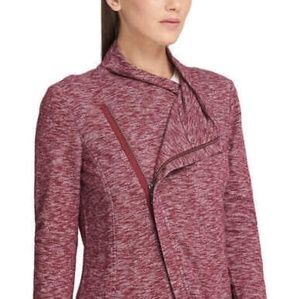 G.H. BASS & Co. Knit Diagonal ZIP Cardigan Red XL